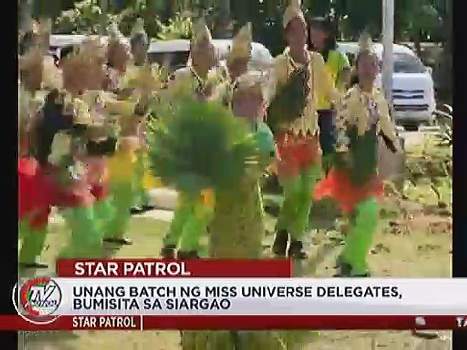 Unang batch ng Miss Universe delegates, bumisita sa Siargao