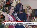 Ilang Miss Universe candidates, dumating na para sa kick off event sa Pilipinas