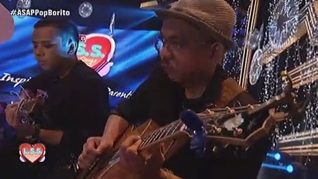 Sunshine together with her daughters Chesca, Samantha and Angelina sing "Hulog Ng Langit" on ASAP L.