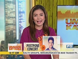 Concert ni Daniel Padilla sa Pebrero, ipinagpaliban