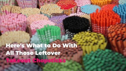 Here's What to Do With All Those Leftover Takeout Chopsticks