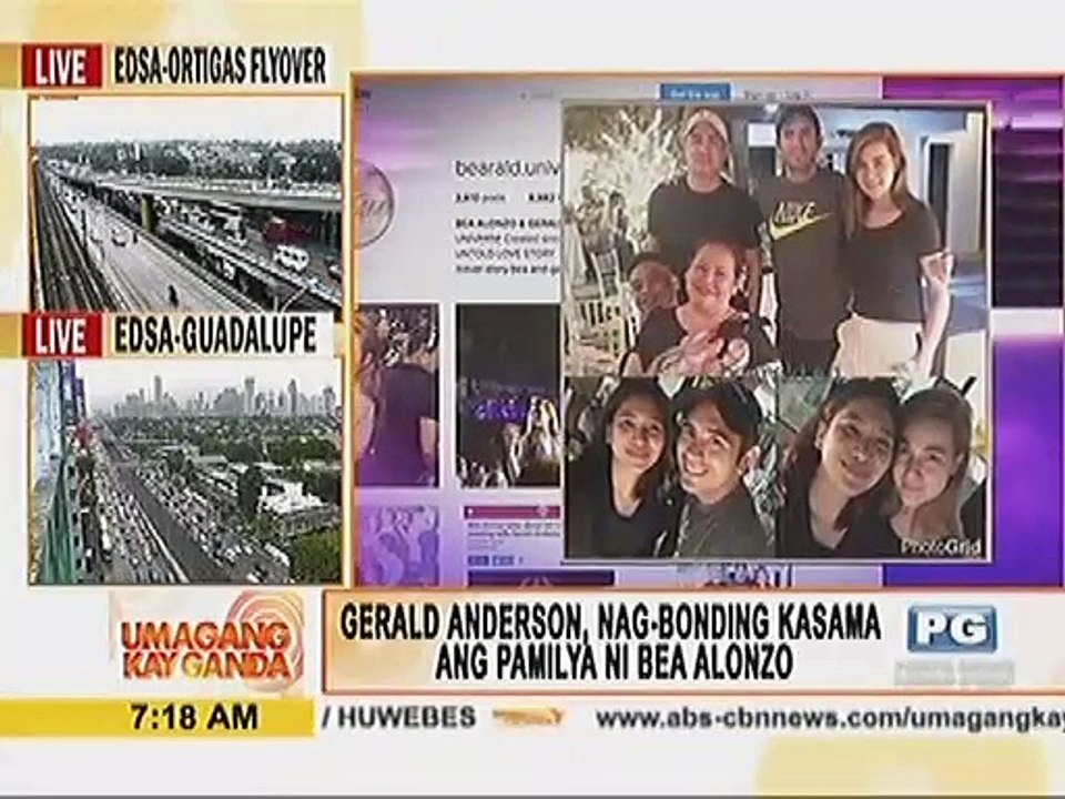 Gerald Anderson, nakipag-bonding kasama ang pamilya ni Bea Alonzo