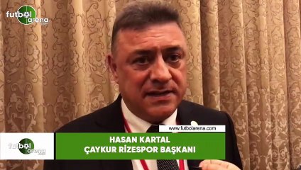 Hasan Kartal: "Ligin ikinci yarısı çok daha iyi bir Rizespor olacak"