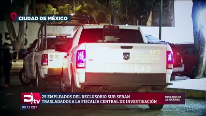 25 empleados del Reclusorio Sur serán investigados por fuga de reos