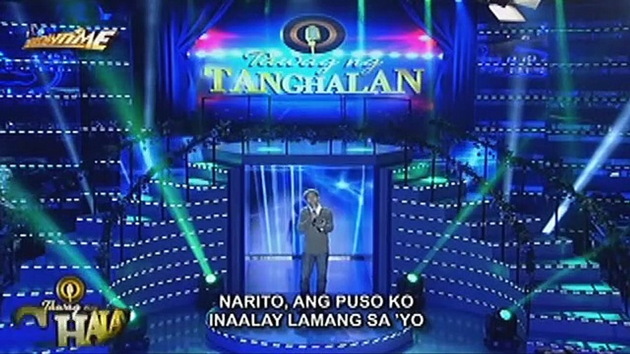 Luzon contender Christopher Pagsinuhin sings Gary Valenciano’s Narito