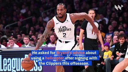 Kawhi Leonard Used Same Helicopter Pilot From Kobe Bryant Crash