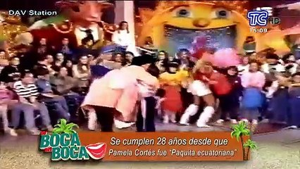 Ya son 28 años desde que Pamela Cortés fue “Paquita ecuatoriana”