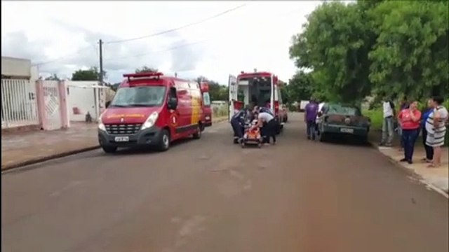 Crianças são atropeladas por veículo no Bairro Neva; Siate e Samu foram mobilizados