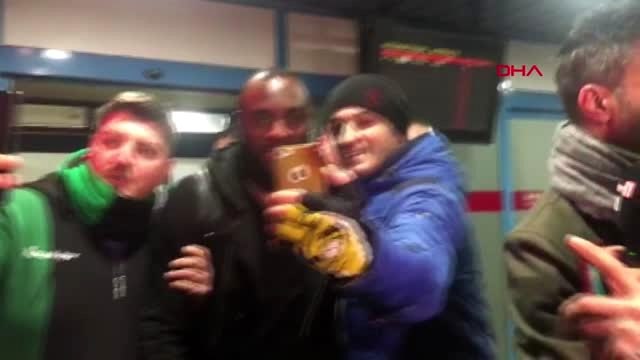 Spor manoel messias, trabzon'a geldi