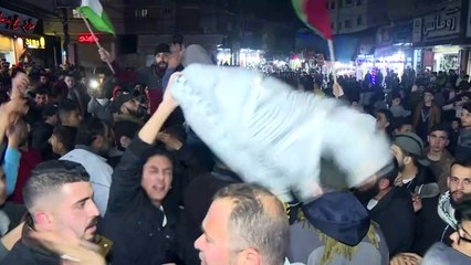 Palestinos protestam contra plano de Trump