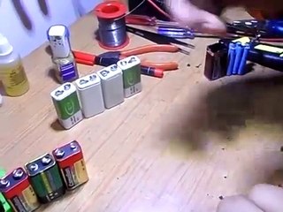 Pila 9V casera (petaca) batería recargable li-po