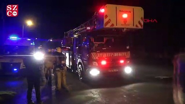 İstanbul’da korkutan fabrika yangını!