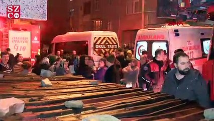 Üsküdar’da korkutan yangın! Mahalleli sokağa döküldü