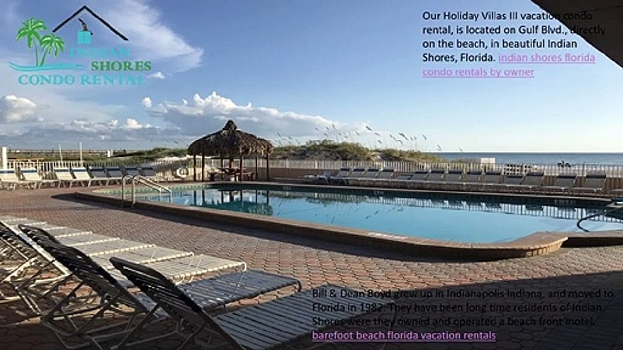 Vacation rentals indian shores fl