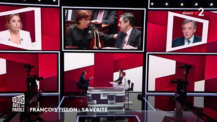 "J'ai fait l'erreur de provoquer Nicolas Sarkozy", déclare Français Fillon sur le plateau de "Vous avez la parole"