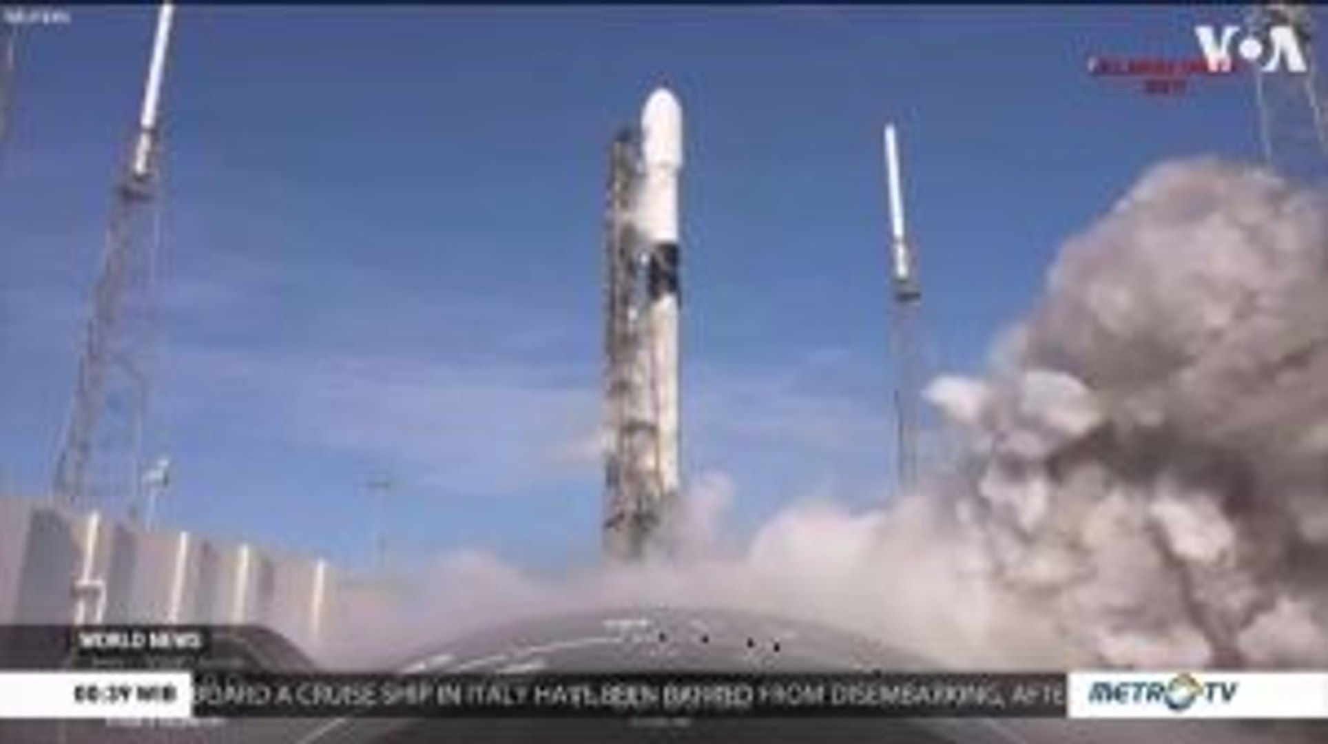 SpaceX Launched Fourth Batch of Satellites