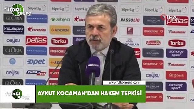 Aykut Kocaman'dan hakem tepkisi