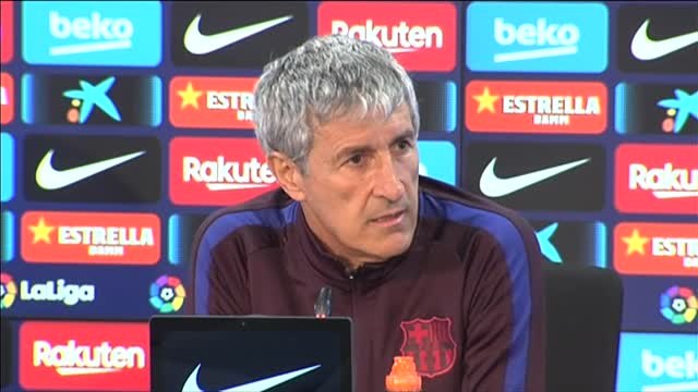 Setién: Tener a 20 jugadores motivados es mejor que tener 25 y a cinco que no juegan