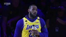 NBA - LeBron James gives a heartfelt speech for Kobe Bryant