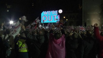 À minuit, les Britanniques ont célébré la sortie de l'Union européenne