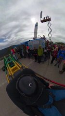 Human Catapult Extreme Base Jump