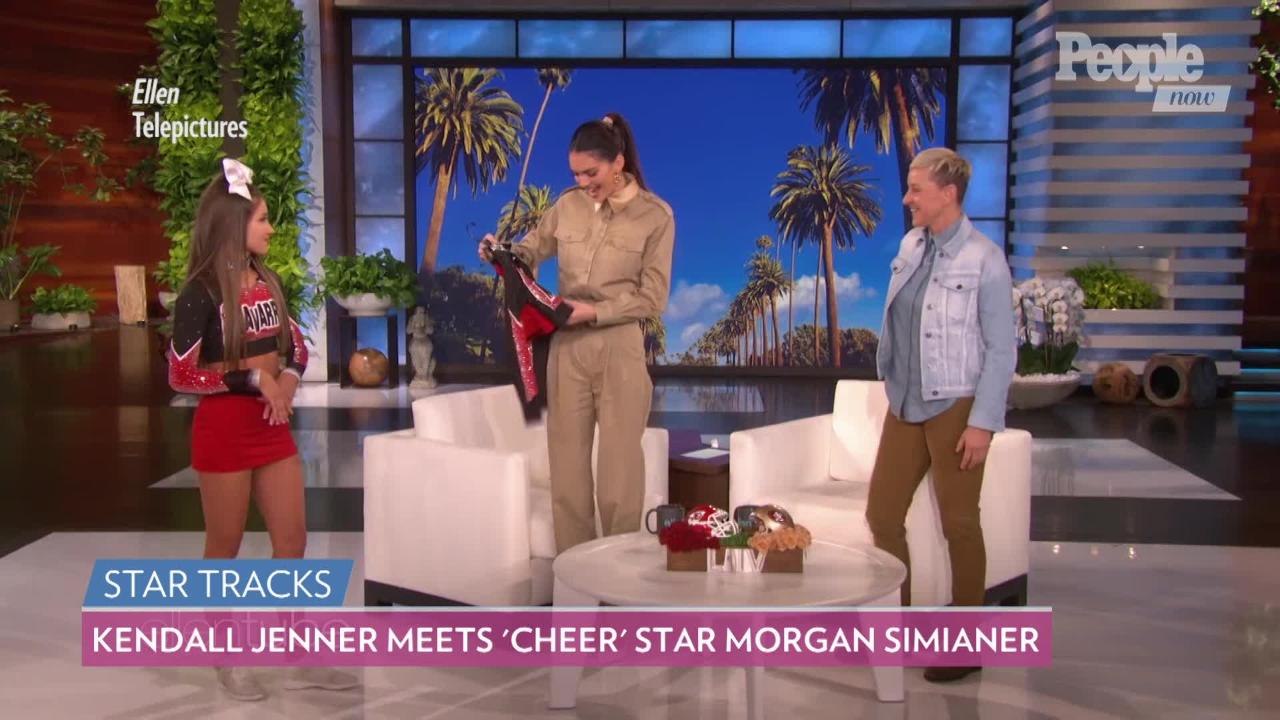 Kendall Jenner Transforms Into a Navarro Cheerleader and Learns Stunt