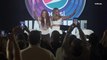 Shakira and Jennifer Lopez at the Pepsi Super Bowl LIV Halftime Show Press Conference
