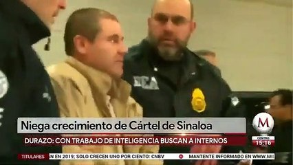Alfonso Durazo rechaza crecimiento del cártel de Sinaloa