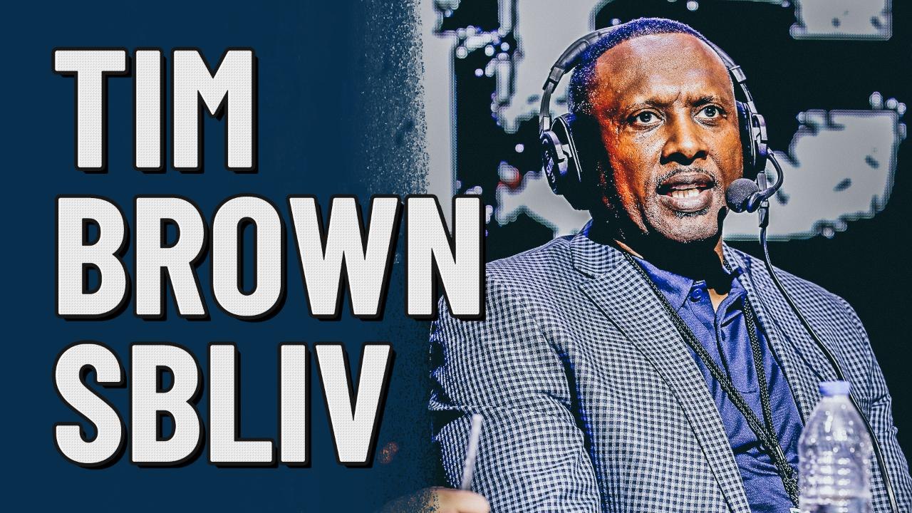 Tim Brown at Super Bowl LIV