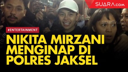 Menginap di Polres Jaksel Gara-gara Dugaan KDRT, Suara Nikita Mirzani Serak