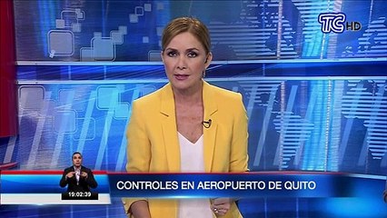 Se realizan controles en Aeropuerto de Quito