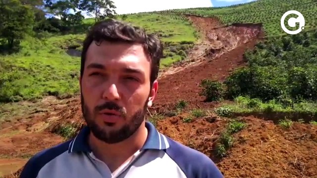 Produtores do ES têm prejuizo com deslizamento de terra em Iúna