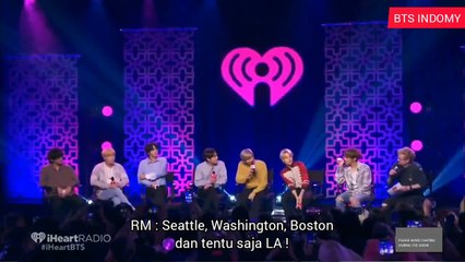 (INDO SUB) BTS at iHeart Radio Live Interview Part 2