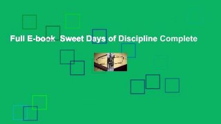 Full E-book  Sweet Days of Discipline Complete