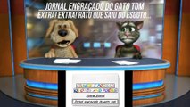 Jornal engraçado do gato tom: Rato que saiu do esgoto... [Frases e Poemas]