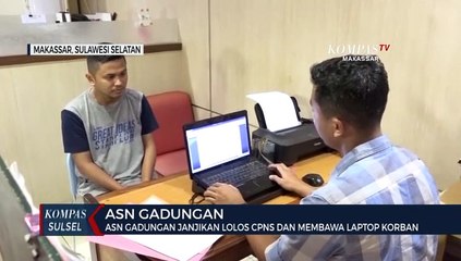ASN Gadungan Berstatus Pegawai badan Pusat  statistik Janjikan Lolos CPNS Dan Membawa Laptop Korban