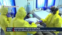 Rumah Sakit.Angkatan Laut Jala Ammari Lantamal Enam Makassar Gelar Simulasi Penanganan Virus Corona