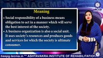 BBA || Dr. SHEETAL BADESRA || Social Responsibility on Entrepreneurs || TIAS || TECNIA TV