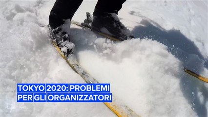 Gli organizzatori di Tokyo 2020 sono preoccupati per la mancanza di neve