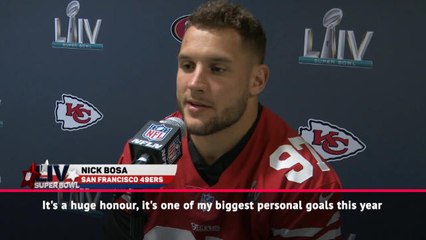 'Huge honour' to win Rookie of the Year - Bosa