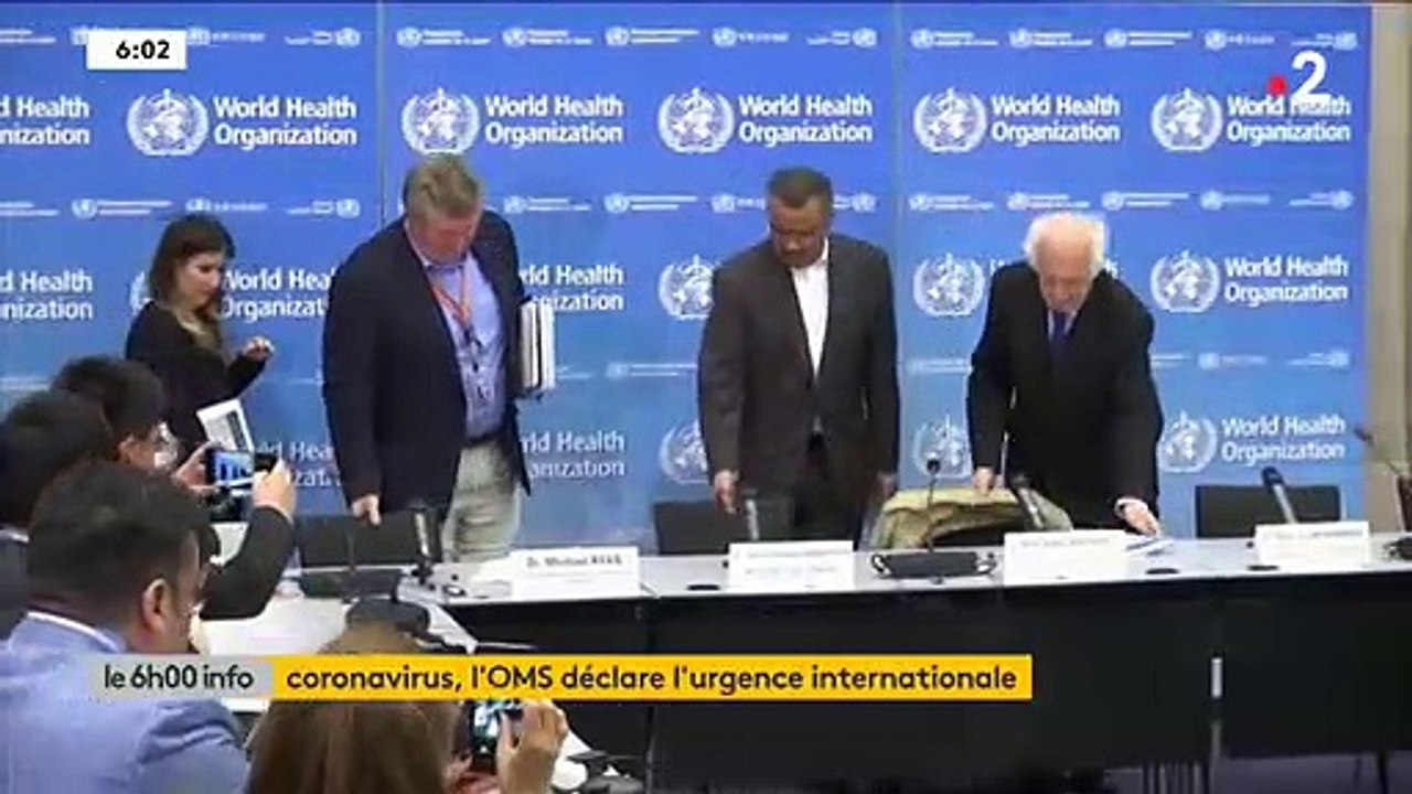 Virus : L'OMS vient de déclarer l'état d'urgence mondial après l'apparition de ce coronavirus en Chine et sa diffusion dans le monde