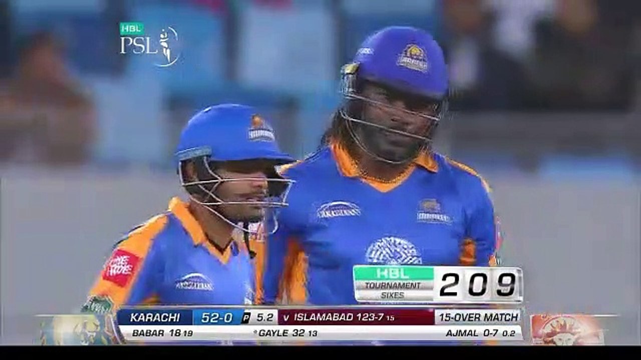 Chris Gayle dangerous  bating PSL