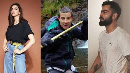 Man vs Wild : Deepika Padukone and Virat Kohli  in Bear Grylls Show | Natgeo | Wild | Virat |Deepika