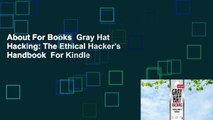 About For Books  Gray Hat Hacking: The Ethical Hacker's Handbook  For Kindle