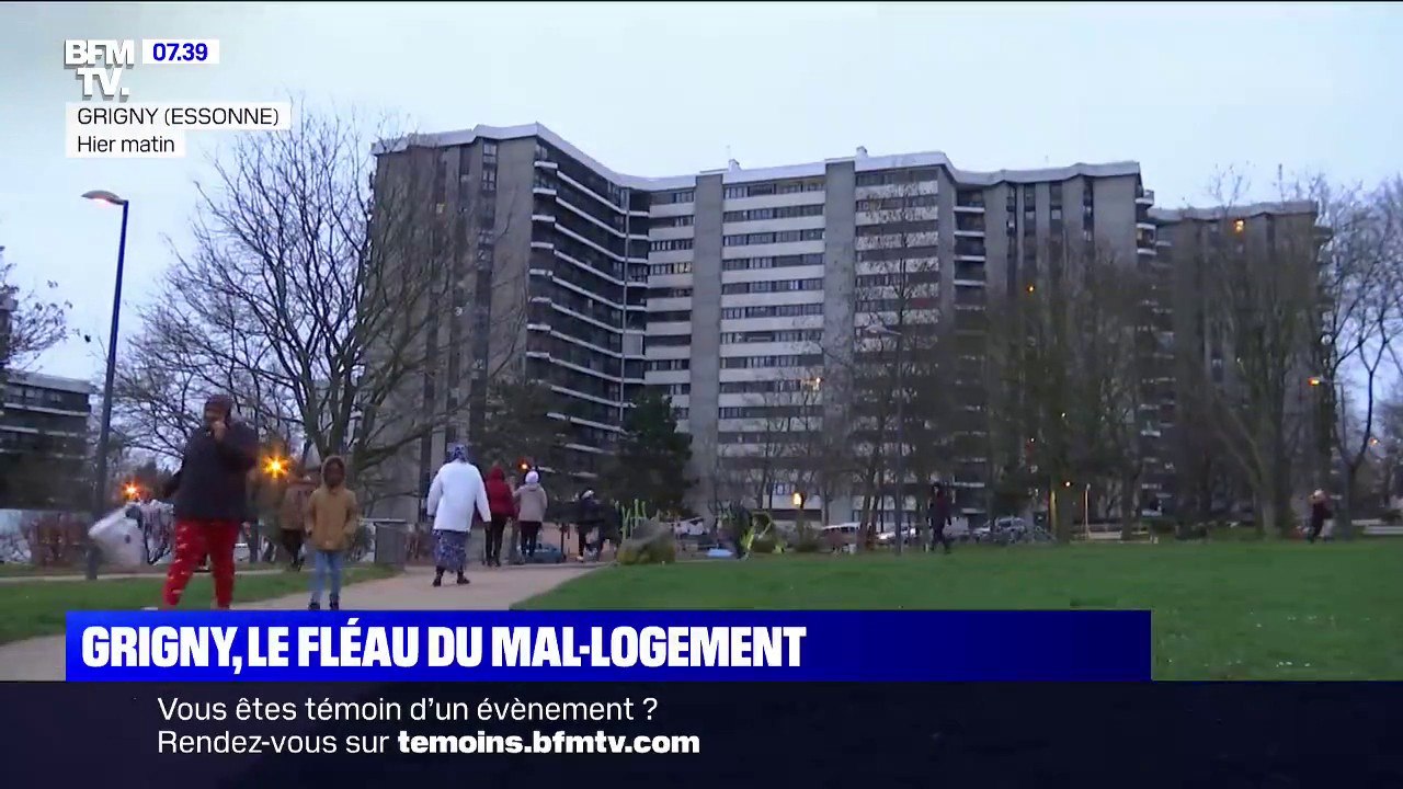 À Grigny, dans l'Essonne, le fléau du mal-logement