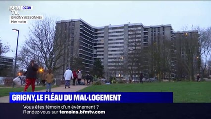 À Grigny, dans l'Essonne, le fléau du mal-logement
