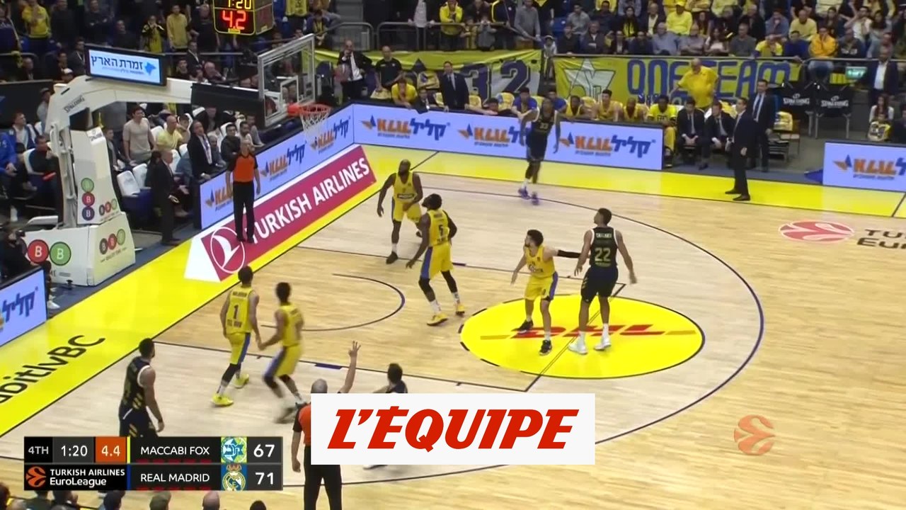 Le Real Madrid s'impose face au Maccabi Tel-Aviv - Basket - Euroligue - 22e j.