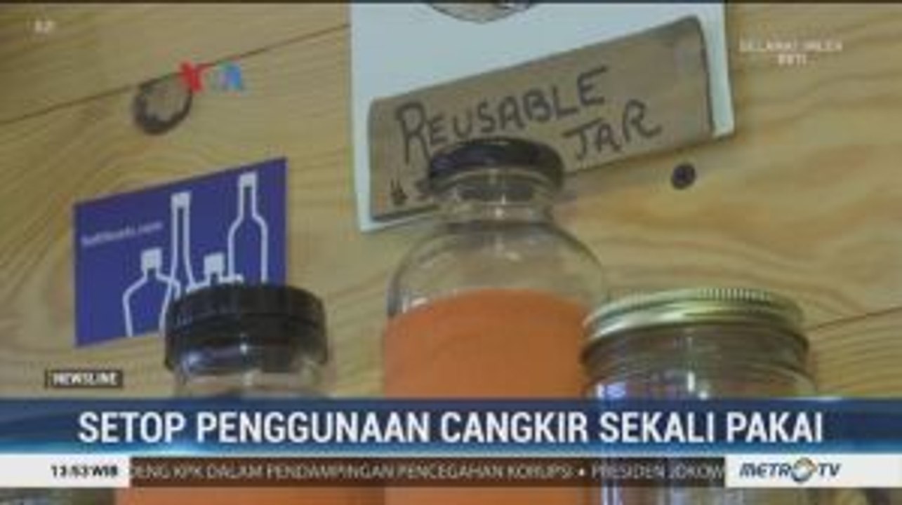 Setop Penggunaan Cangkir Sekali Pakai