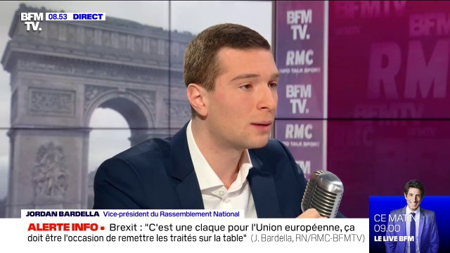 Jordan Bardella fustige les islamistes qui souhaitent rétablir le délit de blasphème