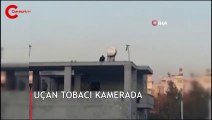 'Uçan torbacı' havada böyle süzüldü